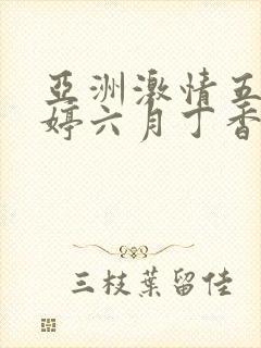 亚洲激情五月婷婷六月丁香封面