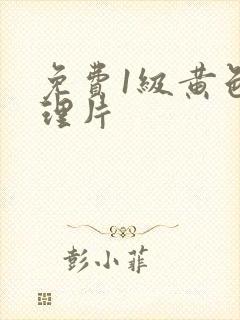 免费1级黄色伦理片