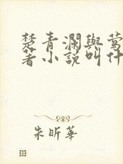 楚青澜与莺桃原著小说叫什么封面