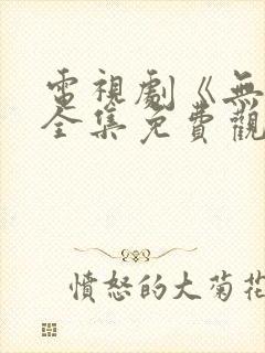 电视剧《无间》全集免费观看高清