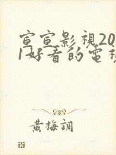 宣宣影视2021好看的电视剧