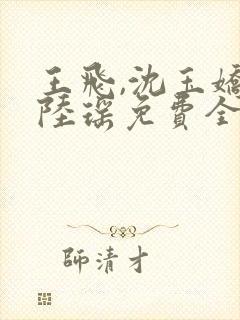 王飞,沈玉娇,陆瑶免费全文阅读最新章