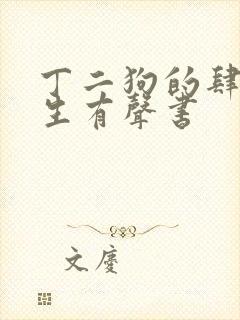 丁二狗的肆意人生有声书封面