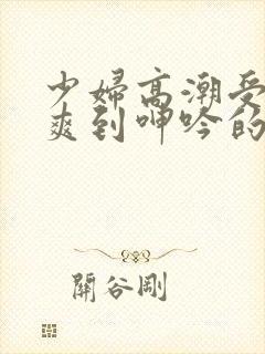 少妇高潮受不了爽到呻吟的