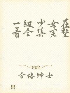 一级少女在线观看全集完整版