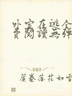 外室在逃全文免费阅读无弹窗