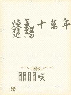 炼气十万年武宗楚阳封面