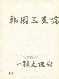 韩国三及伦理片封面
