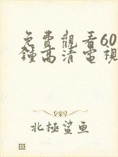 免费观看60分钟高清电视剧全集封面