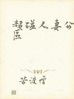 超碰人妻公开一区