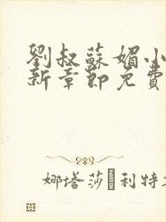 刘叔苏媚小说最新章节免费阅读封面