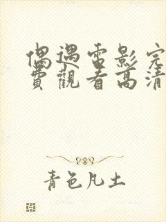 偶遇电影完整免费观看高清