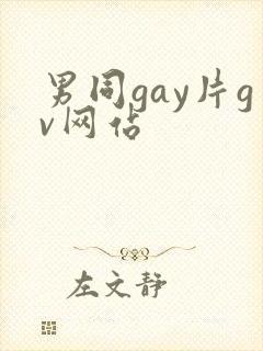 男同gay片gv网站