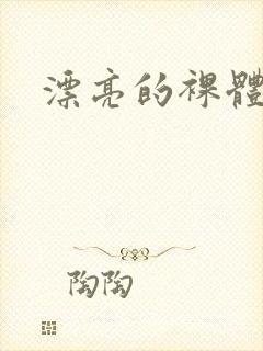 漂亮的裸体模特