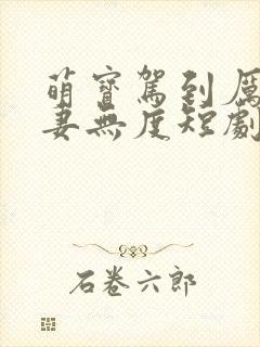 萌宝驾到厉总宠妻无度短剧