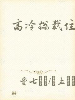 高冷总裁住隔壁