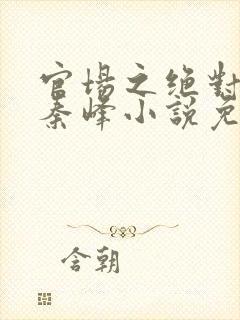 官场之绝对权力秦峰小说免费阅读