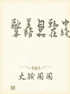 欧美日韩中文字幕精品在线