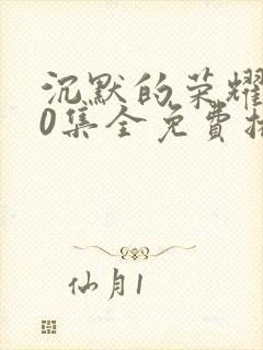 沉默的荣耀全40集全免费播放