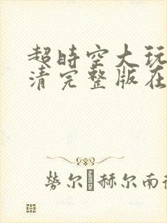 超时空大玩家高清完整版在线观看封面