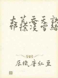 太荒吞天诀柳无邪徐凌雪结局封面