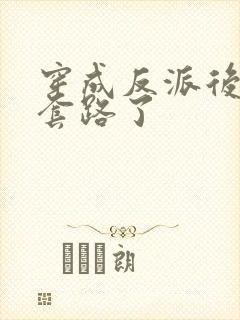 穿成反派后我被套路了封面