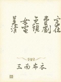 美女免费完整高清电视剧在线观看封面