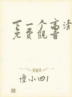 下一个高清电影免费观看