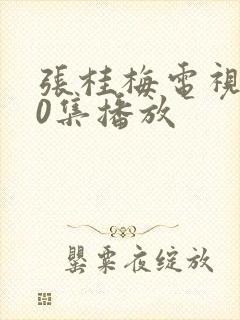 张桂梅电视剧40集播放