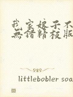 我家娘子不对劲无错精校版txt下载