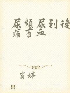 尿频尿到后面刺痛有血封面