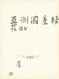 亚洲国产精品探花av