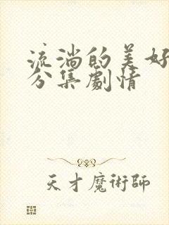 流淌的美好时光分集剧情