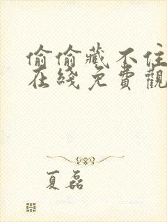 偷偷藏不住漫画在线免费观看