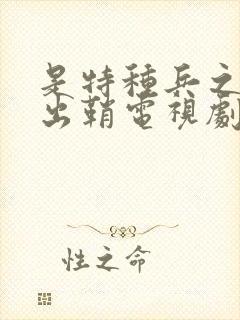 是特种兵之利刃出鞘电视剧