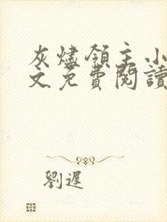 灰烬领主小说全文免费阅读无弹窗