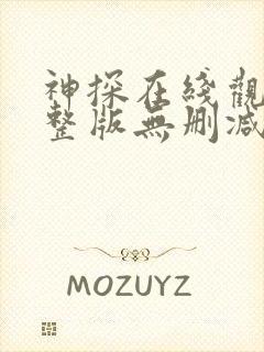 神探在线观看完整版无删减封面