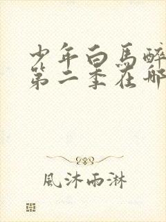 少年白马醉春风第二季在哪看