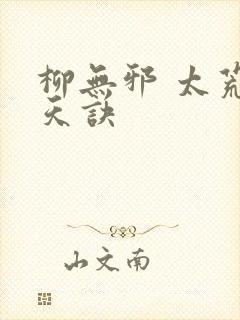 柳无邪 太荒吞天诀封面