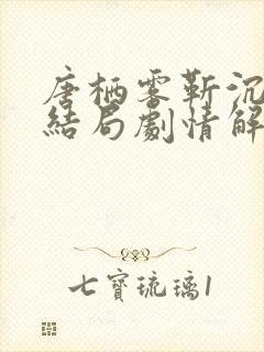唐栖雾靳沉野大结局剧情解析