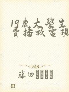 19岁大学生免费播放电视剧大全最新