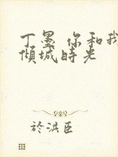 丁墨 你和我的倾城时光