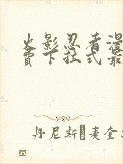 火影忍者漫画免费下拉式最新1023