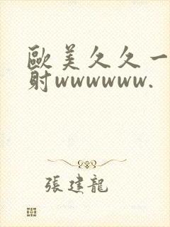 欧美久久一级内射wwwwww.