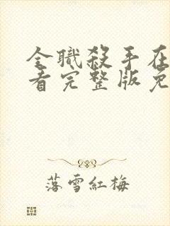 全职杀手在线观看完整版免费国语封面