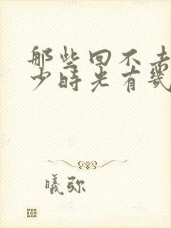 那些回不去的年少时光有几集