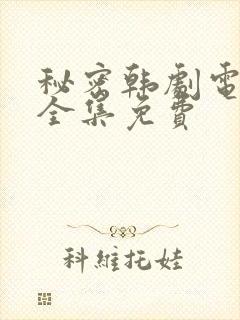 秘密韩剧电视剧全集免费封面