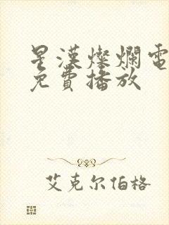 星汉灿烂电视剧免费播放