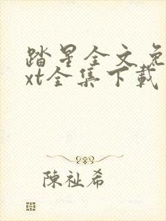 踏星全文免费txt全集下载