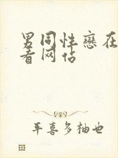 男同性恋在线观看网站封面